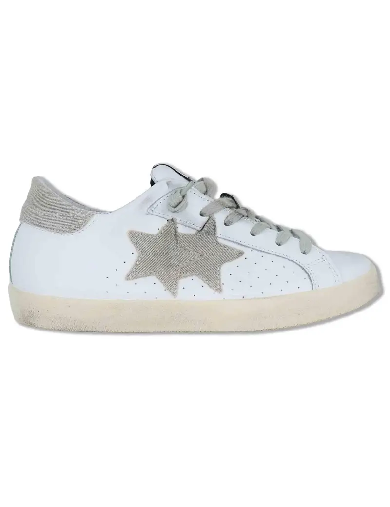 Sneakers Prime in pelle bianca Donna 2SD5090 147