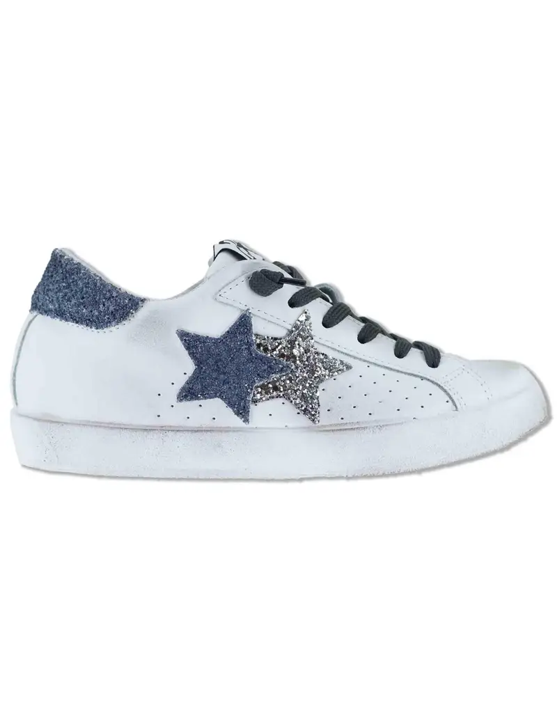 Sneakers Prime in pelle bianca Donna 2SD5108 032