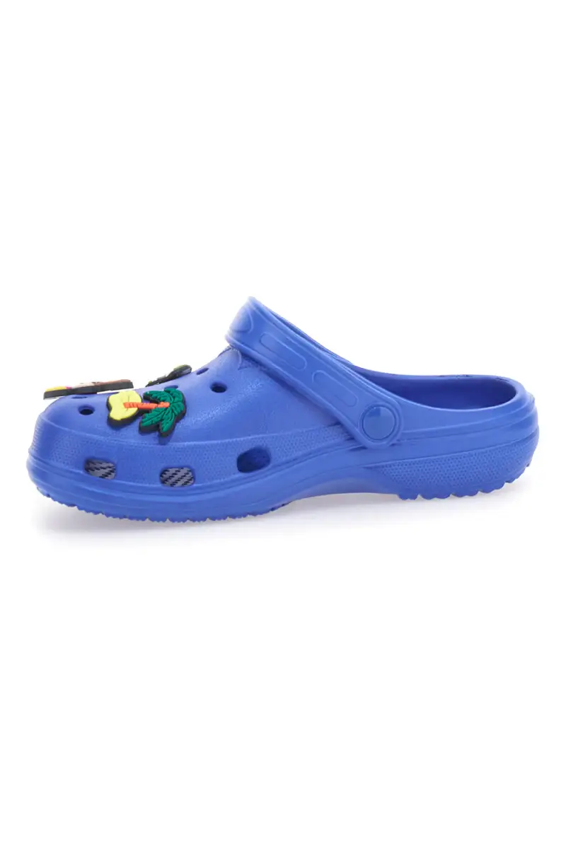 Ciabatte Clog blu con applicazioni dinosauri 2T2L 726 [BLUE] miniatura 4