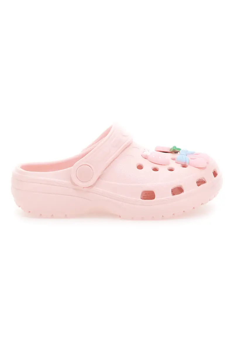 Ciabatte Rosa Traforate con Charms Applicati 2T2L 18512 [ROSA]