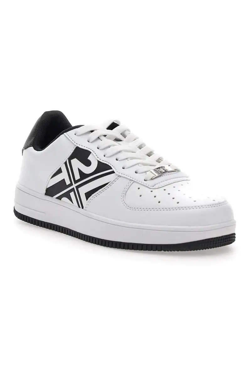 Sneakers Bianche e Nere da Uomo 2T2L 4713 [WHITE miniatura 2