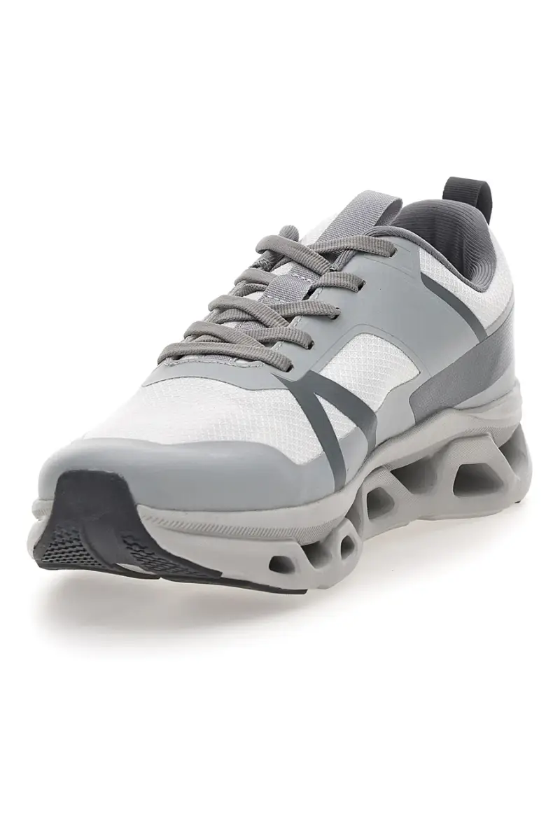 Sneakers da uomo grigio stringate 2T2L YH25230 [GRIGIO] miniatura 3