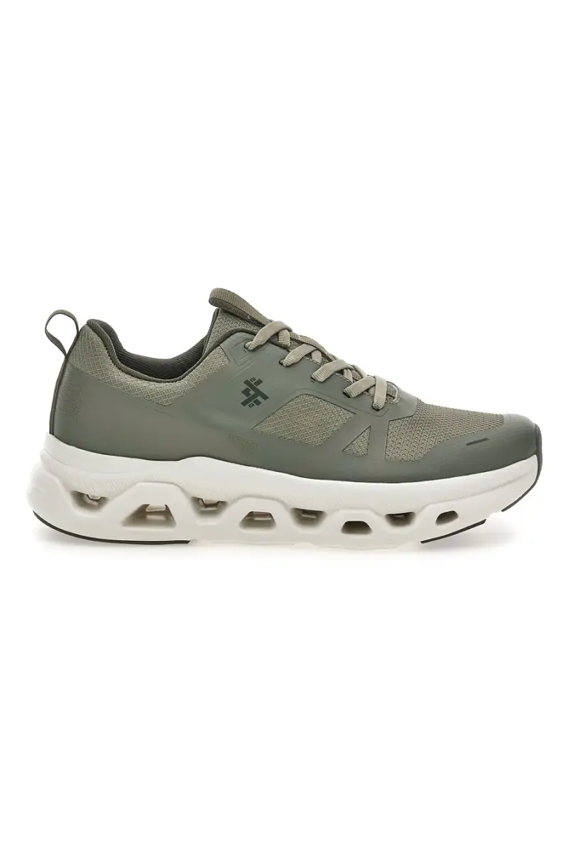Sneakers da uomo verde stringate 2T2L YH25230 [VERDE]