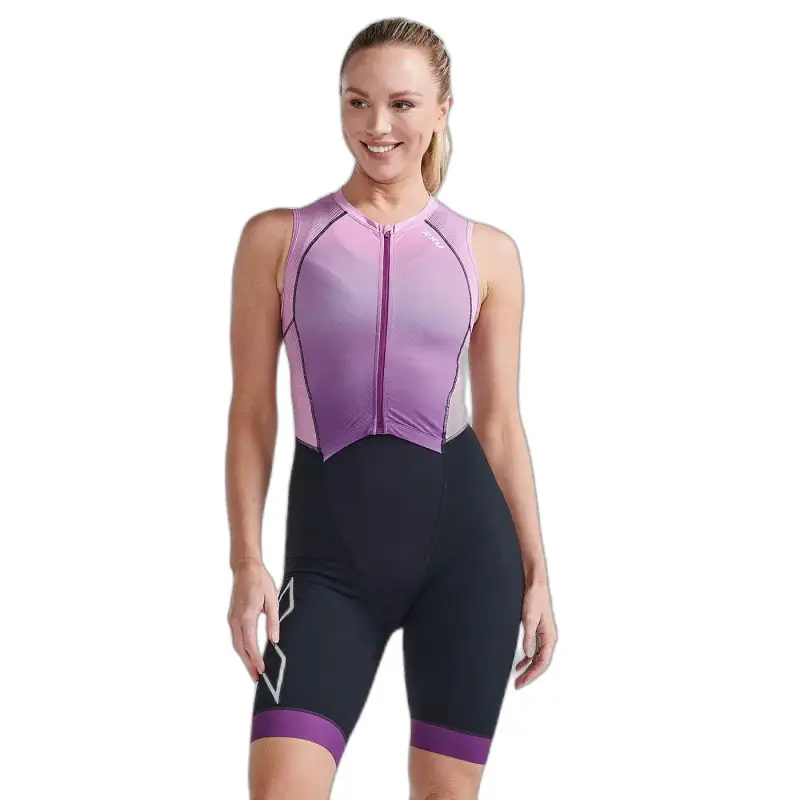 Tuta trifunzionale con chiusura frontale donna 2XU Light Speed