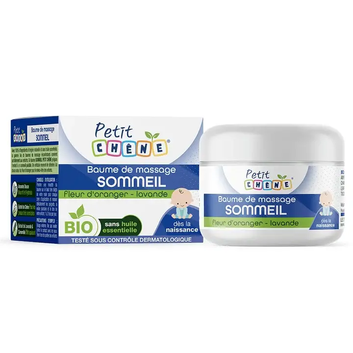 Petit Chêne Balsamo da Massaggio Sonno Fiori d'Arancio - Lavanda BIO 40ML