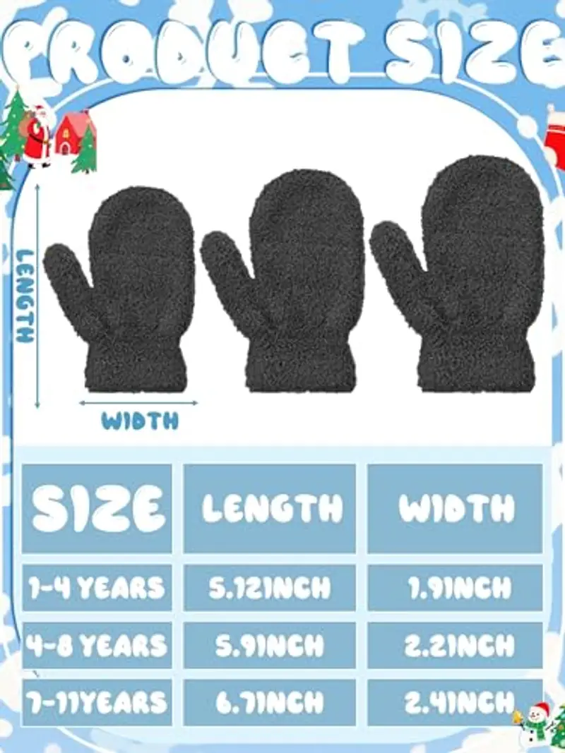 Geyoga Guanti Nero 2269992 miniatura 3