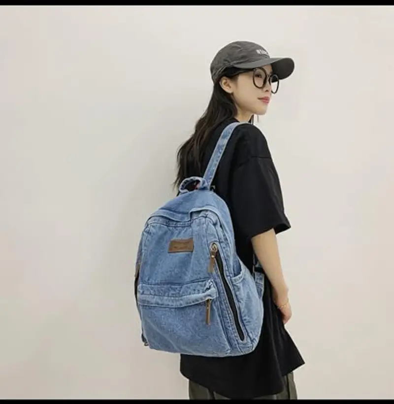 ZFEZYXA Jeans Uomo Blu 1914678 miniatura 3