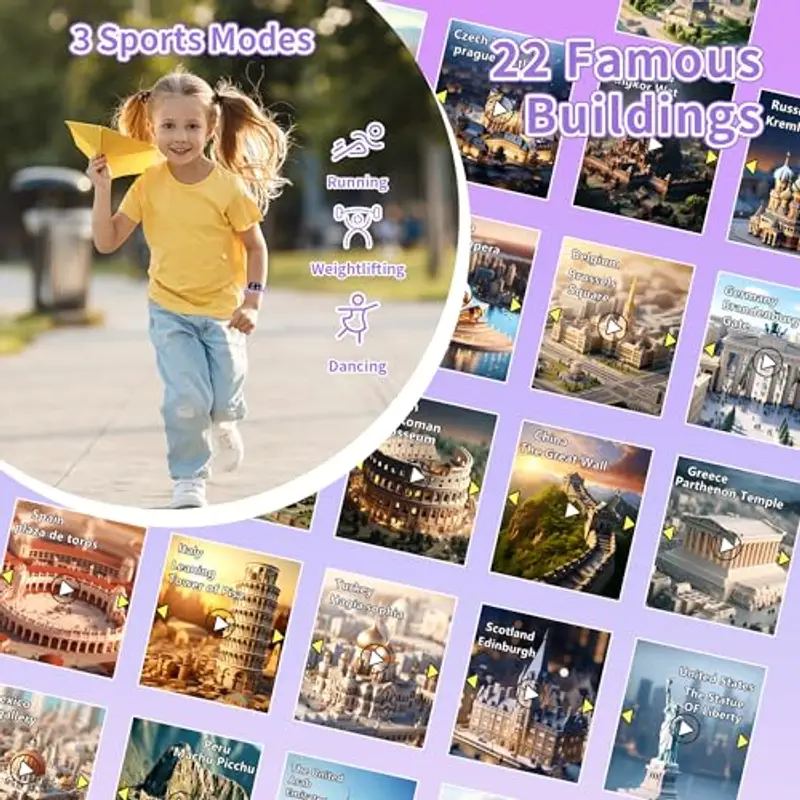 Moikmlih Smartwatch Bambina Viola 1911882 miniatura 3