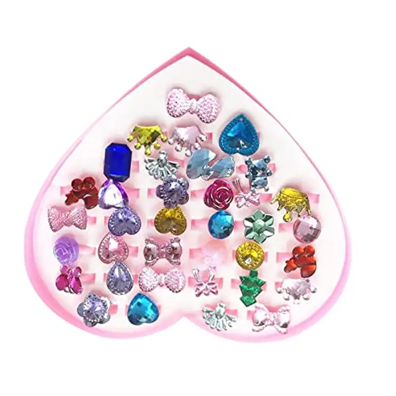 FANSEZQ Anelli Bambina Rosa 1608965