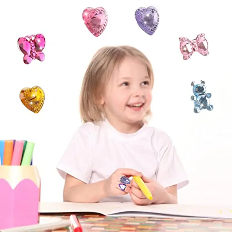 FANSEZQ Anelli Bambina Rosa 1608965 miniatura 3