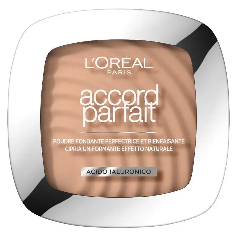 L'OREAL Accord Parfait Cipria Uniformante Effetto Naturale 4.N