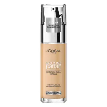 L OREAL Accord Parfait Fondotinta Fluido Effetto Naturale 2 R / 2 C Vanille Rose