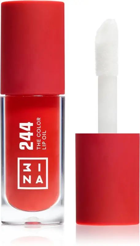 The Color olio idratante per le labbra colore 244 - Classic rich red, sheer 4 ml