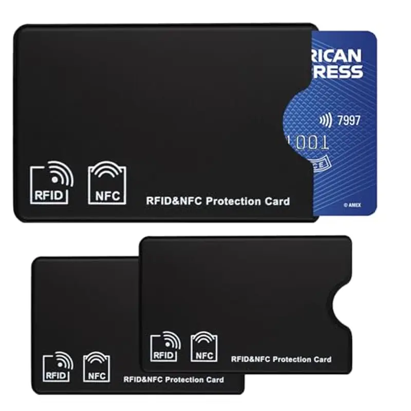 ZJCANGLIU Porta carte di credito Nero 1353630