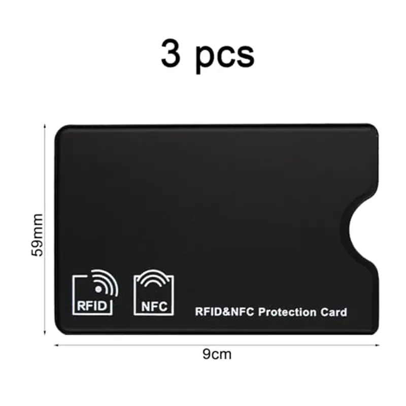 ZJCANGLIU Porta carte di credito Nero 1353630 miniatura 2