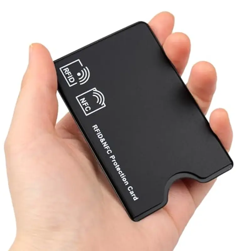 ZJCANGLIU Porta carte di credito Nero 1353630 miniatura 3