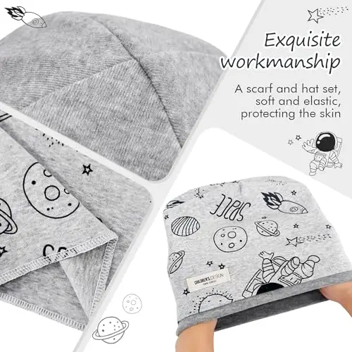 4 sciarpe per bambini, per bambini, ragazzi, ragazze, scaldacollo, scaldacollo, scaldacollo, scaldacollo, scaldacollo miniatura 3