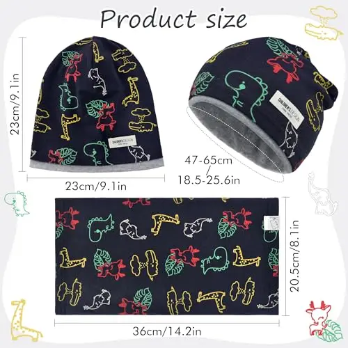 4 sciarpe per bambini, per bambini, ragazzi, ragazze, scaldacollo, scaldacollo, scaldacollo, scaldacollo, scaldacollo miniatura 2