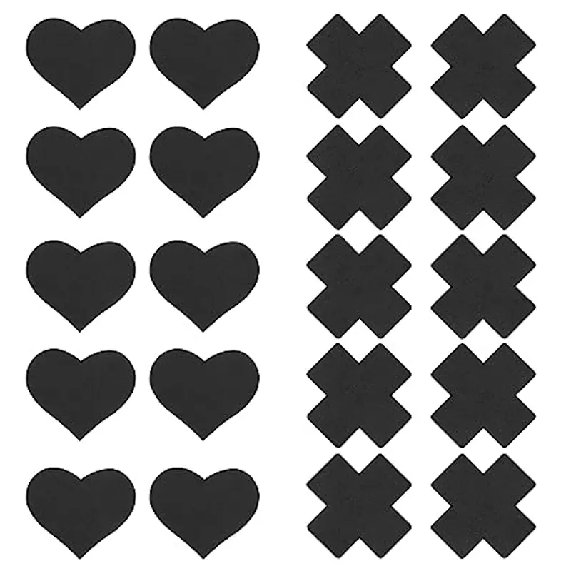 40 Pezzi Copricapezzoli Monouso Invisibile Adesivo Copri Capezzoli da Donna, Seno Capezzolo Copre, Adesivi per Il Petto