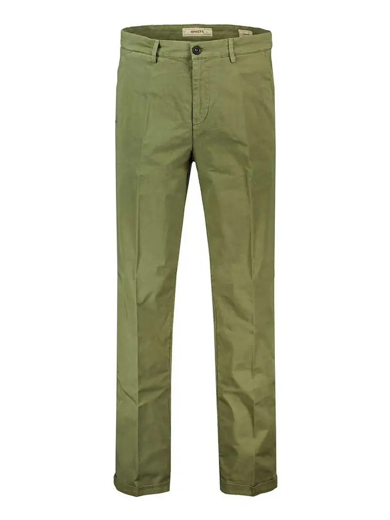pantalone chino 40weft da uomo - verde