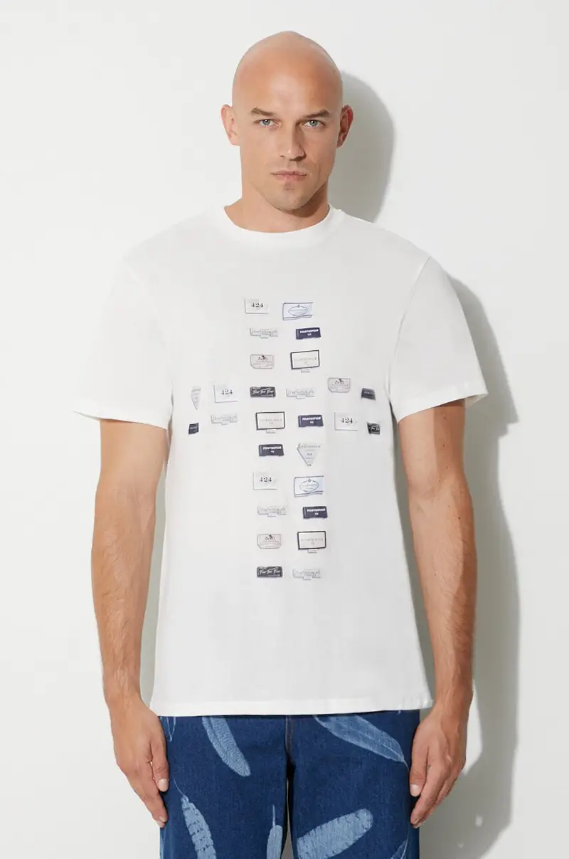 424 T-shirt Bianco 2243351