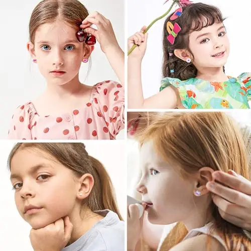 JUZICHEN Orecchini Bambina 2585777 miniatura 3