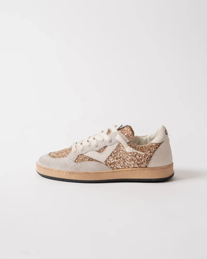 Sneakers PlayNew Glitter Oro miniatura 2
