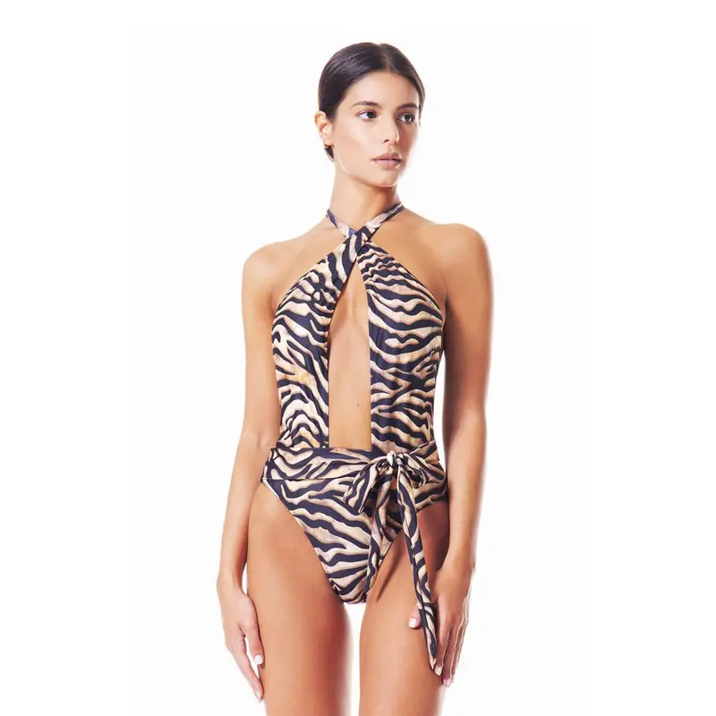 Costume Intero Marrone Donna M