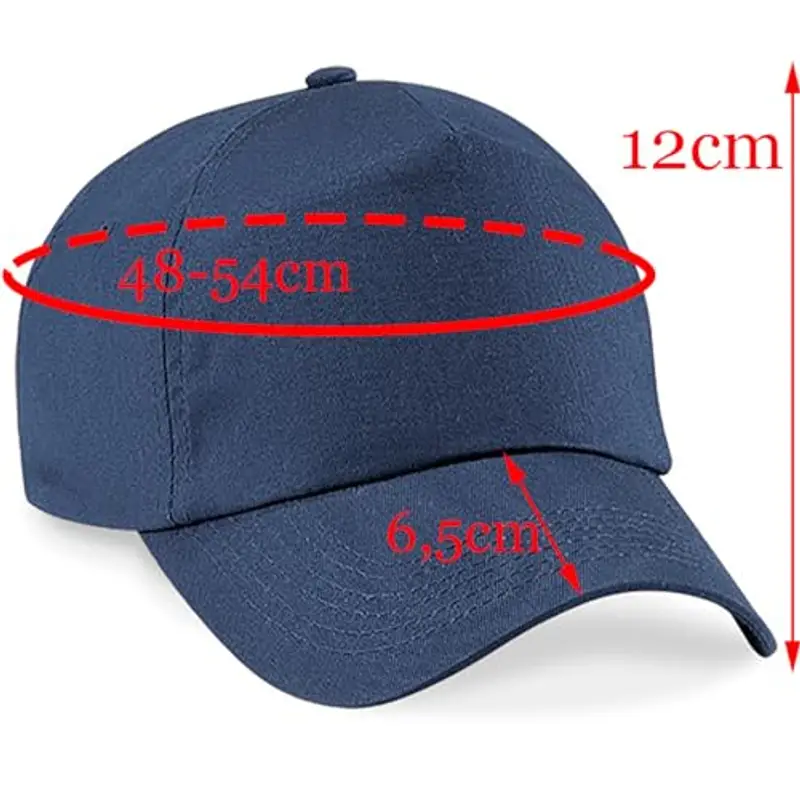 4sold - Cappellino da baseball per bambini, unisex Azzurro Taglia Unica miniatura 2