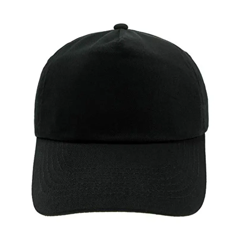 4sold - Cappellino da baseball per bambini, unisex Nero Taglia Unica