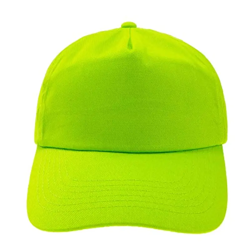 4sold - Cappellino da baseball per bambini, unisex Verde neo. Taglia Unica