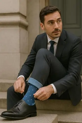 Lucchetti Socks Milano Calze Uomo 2983372 miniatura 3