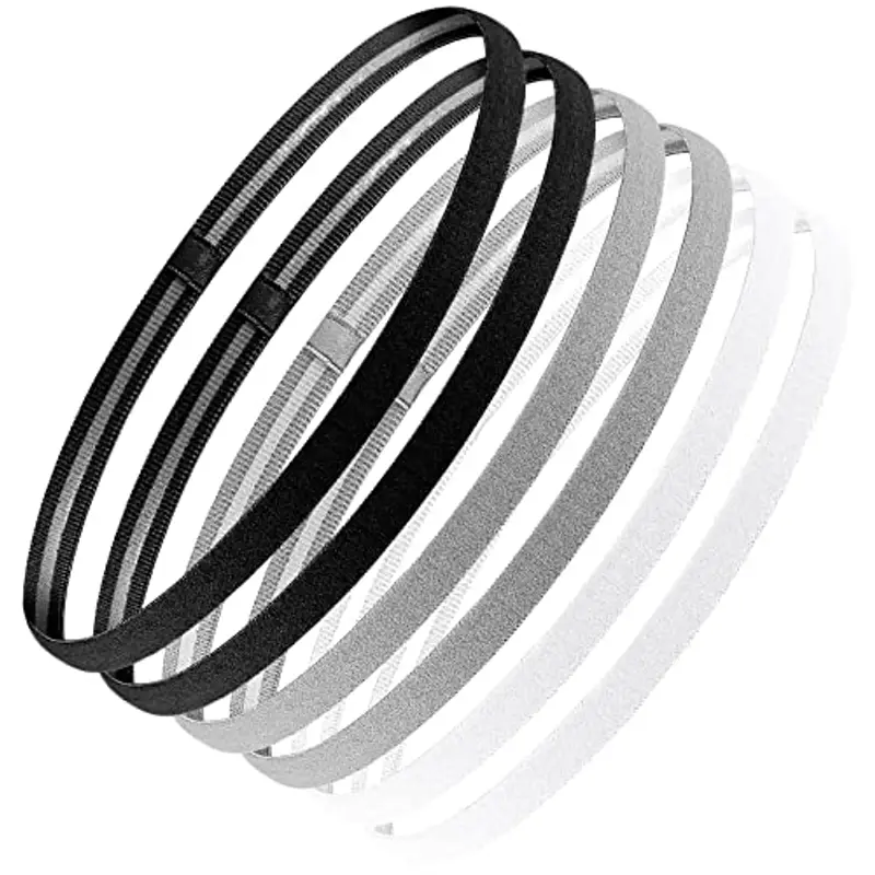 HEMIKS 6 Pezzi Fascia Capelli Sportiva Antiscivolo