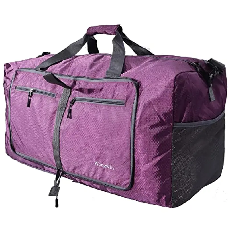 Ehsbuy Borsone da viaggio Uomo Viola 1204773