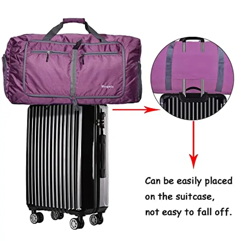 Ehsbuy Borsone da viaggio Uomo Viola 1204773 miniatura 3