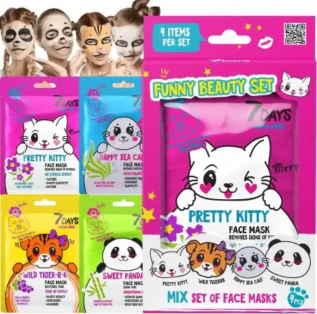 Maschere Viso in Tessuto - Kit Cura Pelle