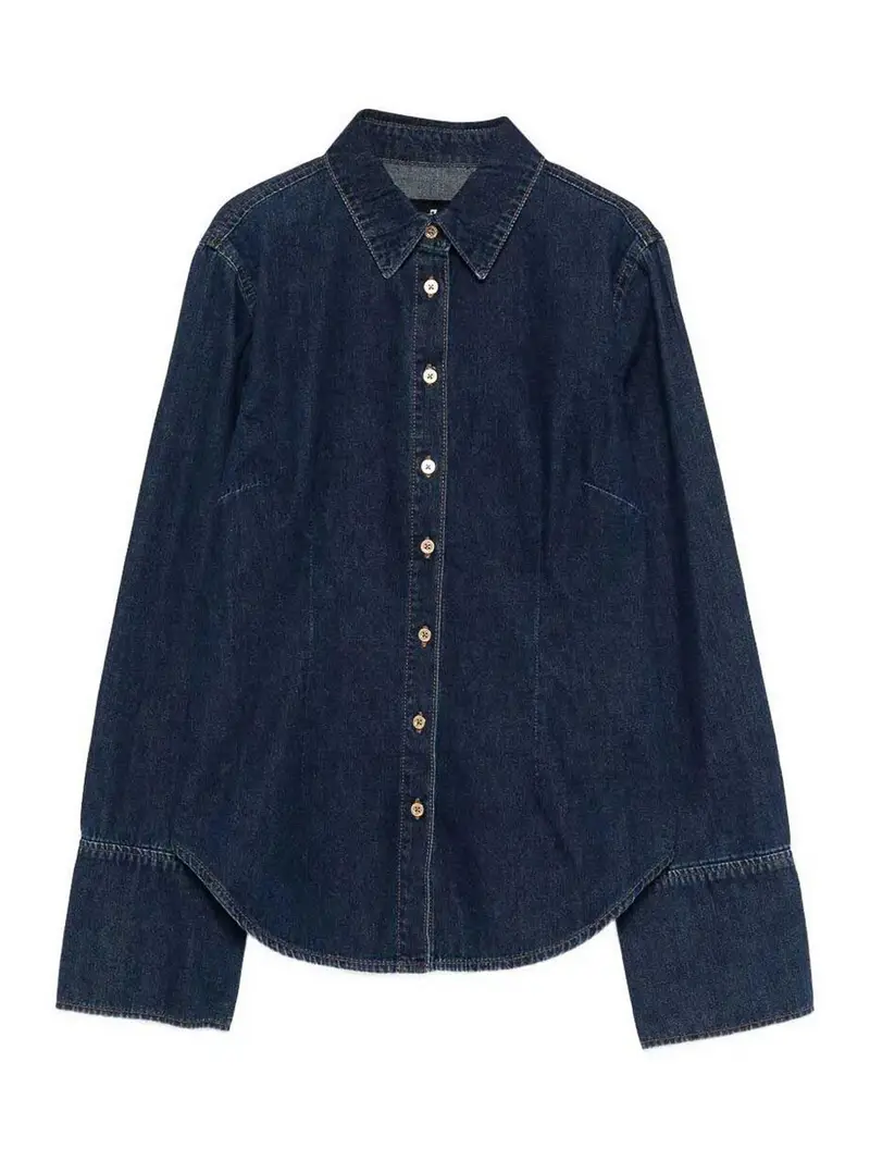 Camicia Sagomata Indaco Anima Blu scuro