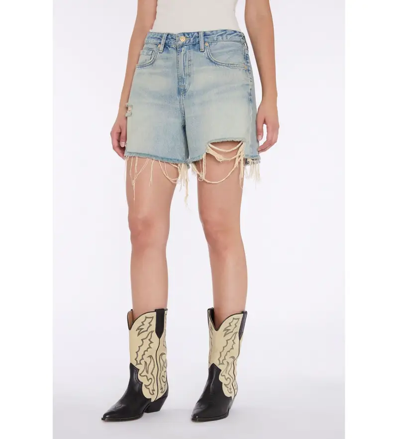 per donna 7U668066PAS Pantaloncini lunghi blu Monroe (25), Casual, Cotone