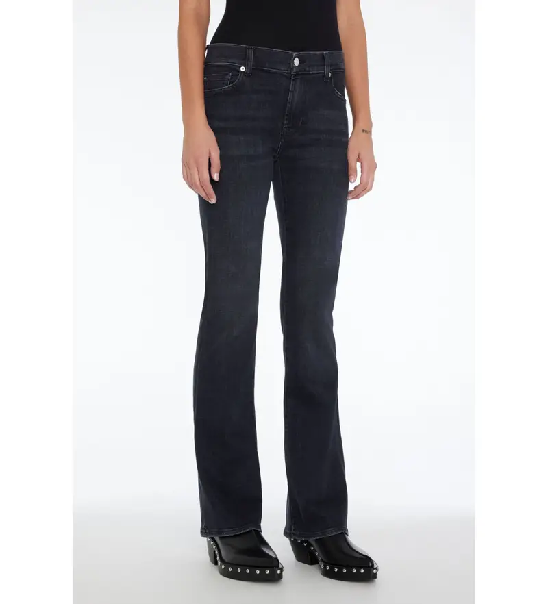 7 For All Mankind Jeans Donna Nero 4116220
