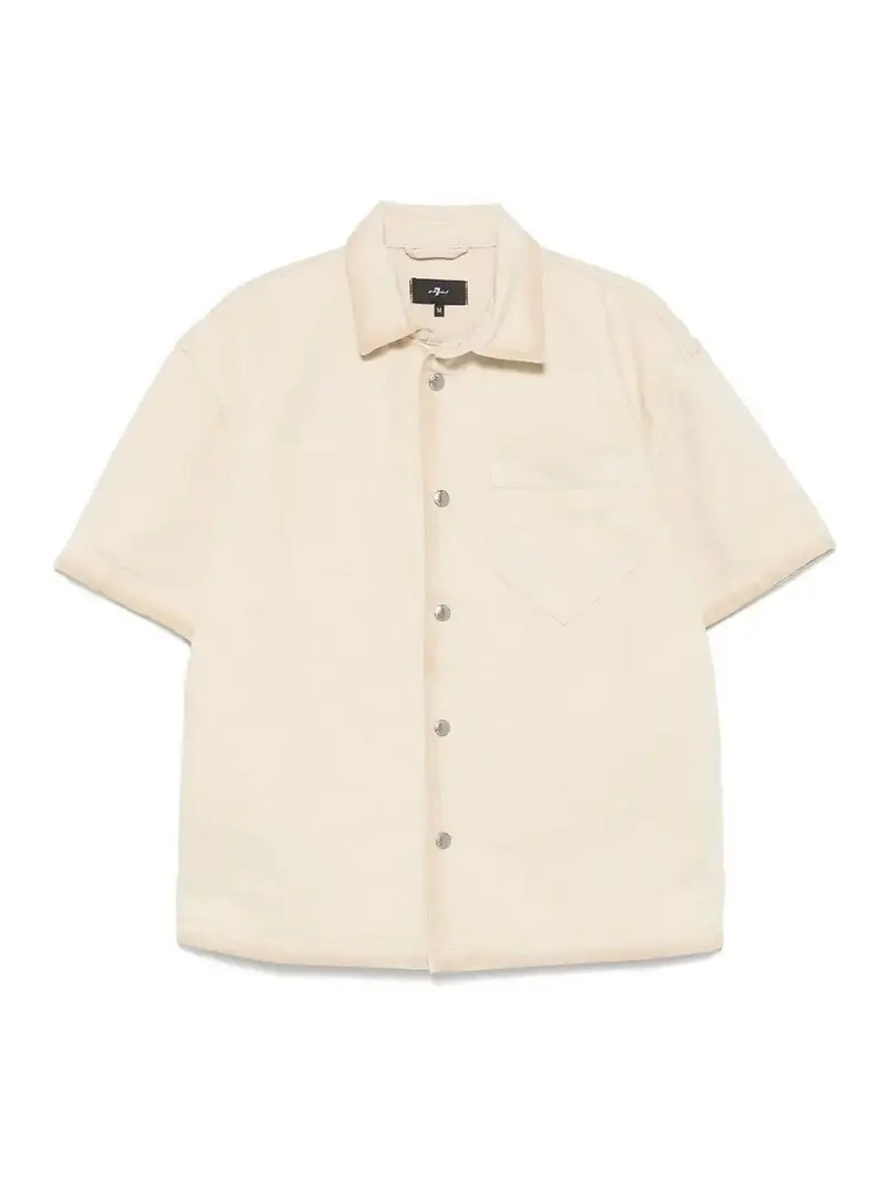 Shirt `su camicia da campeggio Beige