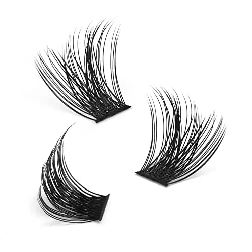 72 Pcs Lash Clusters DIY Eyelash Extension D Curl 14mm Wide Stem Cluster Lashes Individual Lashes Cluster Lashes Wisps miniatura 2