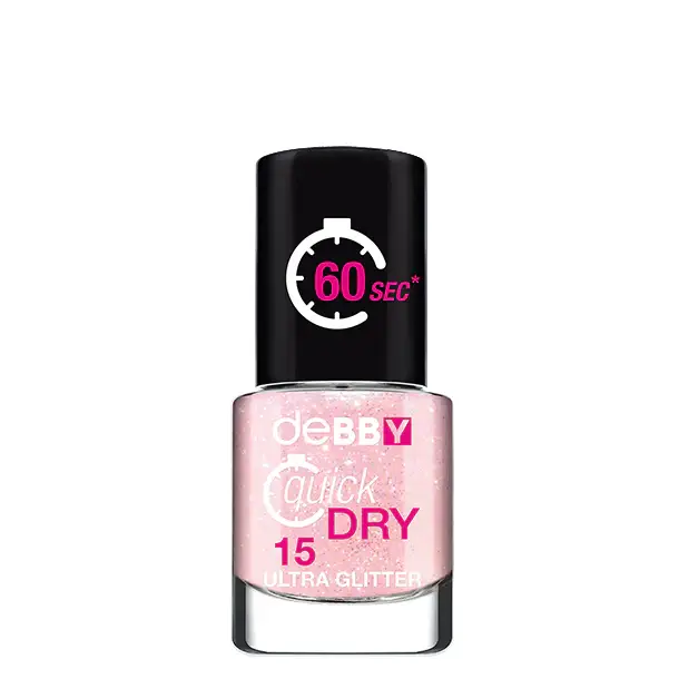 Debby quickDRY 15 glitter pink