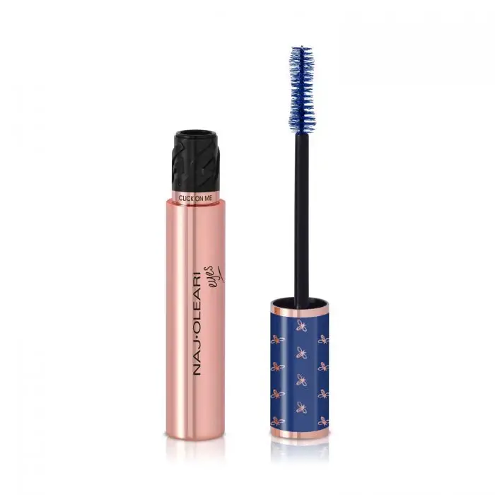Naj oleari Click On Me Extra Volume Mascara - Mascara Colorato e Lunghezza 03 deep blue