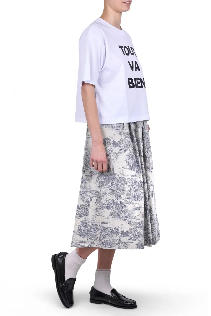 Gonna - 470450 - Panna/Blu miniatura 2