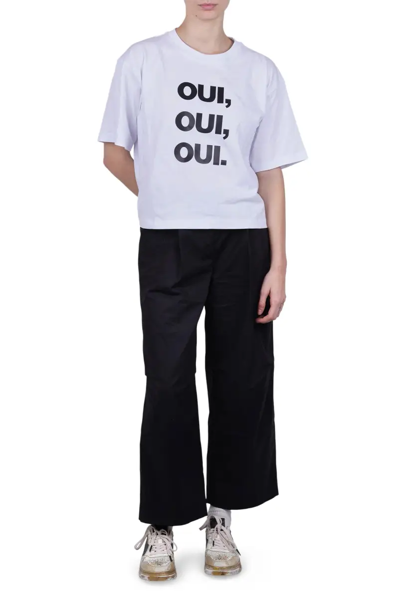 T-shirt - 470465 - Bianco/Nero miniatura 2