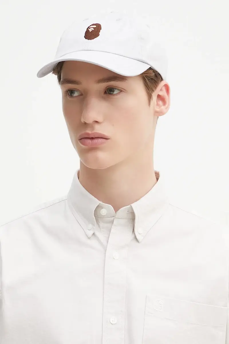 berretto da baseball in cotone One Point colore grigio con applicazione 1L30180001