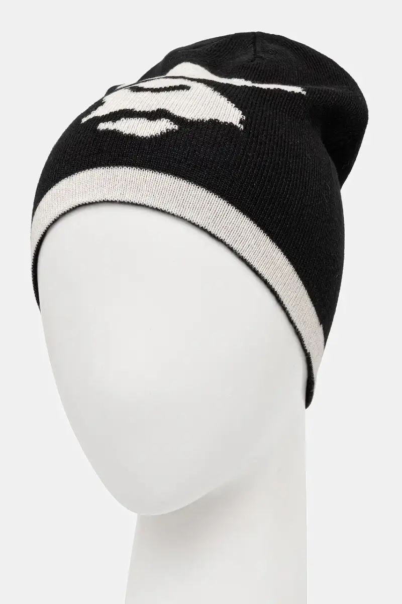 berretto Mad Face Nero miniatura 4