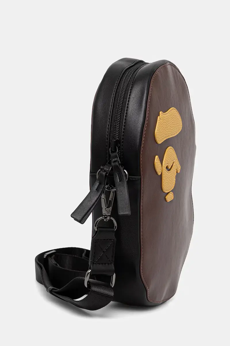 borsetta Ape Head Marrone miniatura 2