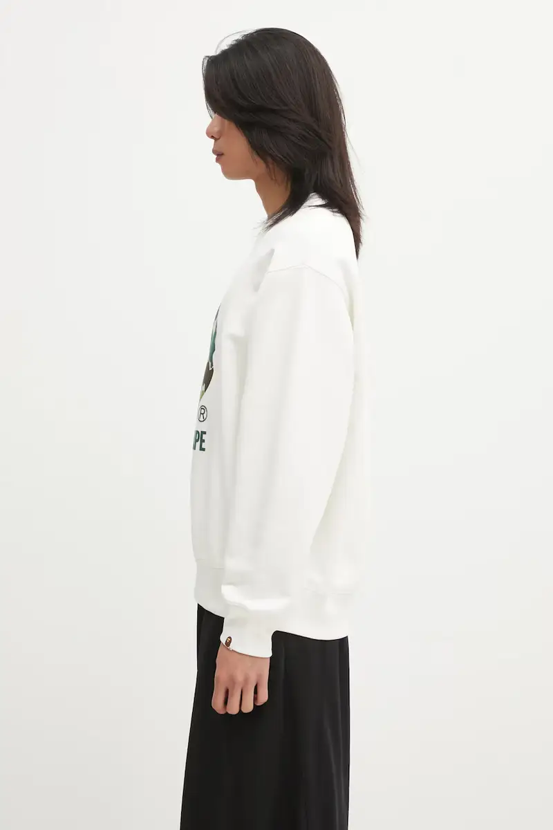 felpa ABC Camo APE Head uomo colore beige 1L30113310 miniatura 2