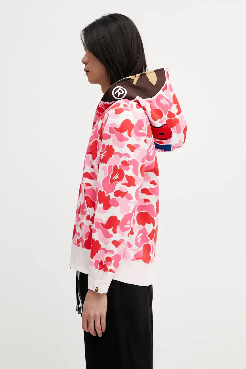 felpa in cotone ABC Camo 2nd Rosa miniatura 2